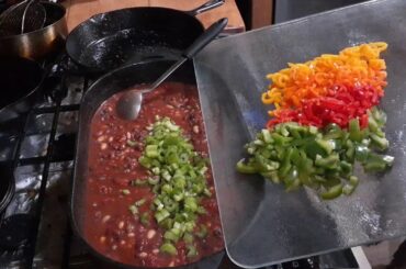 Huge pot of my Homemade Chili!