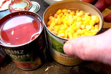 How to Make Prepper Beef Chili Stew with Mushrooms Green Pepper and Onion