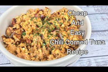 Cheap and Easy Chili Corned Tuna with Eggs Recipe, Family on Budget | Filipino Food 🥘