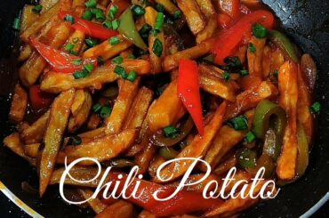 Chilli potato || easy to make starter recipe|| chili potato recipe