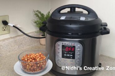 Black Chickpeas Curry Recipe in Instant Pot | Kale Chane Ki Sabji