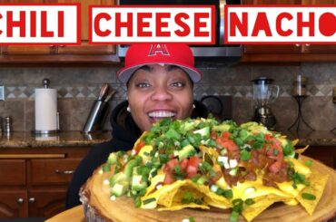 CHEESY CHILI CHEESE NACHOS MUKBANG | EATING SHOW