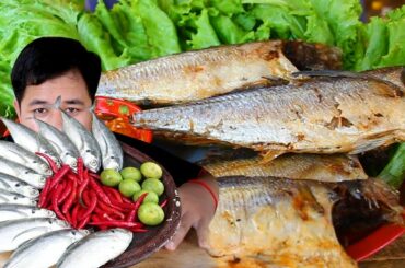 Yummy Cooking Sea fish with Chili sauce for Eating delicious