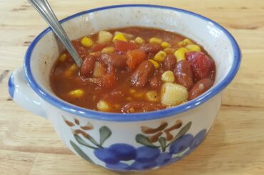 Chili Corn Soup - Struggle Food - (Quick Version - Recipe Only)  The Hillbilly Kitchen