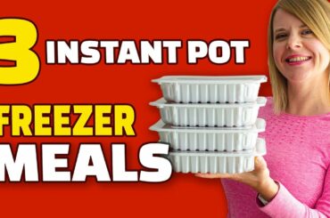3 Instant Pot Freezer Meals - Ground Turkey | Cook from Frozen in Your Pressure Cooker