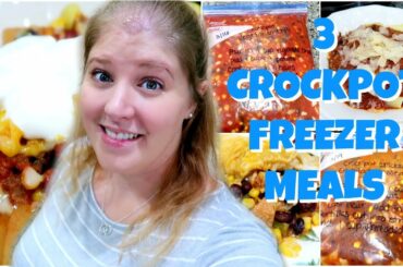 EASY CROCKPOT FREEZER MEALS | FAMILY FRIENDLY DINNER IDEAS