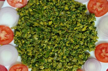 PALAK EGG FRY || SCRAMBLED EGG SPINACH RECIPE