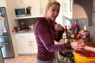 Homemade chili making with Alissa during quarantine 2020