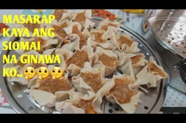 SIOMAI WITH CHILLI GARLIC SAUCE