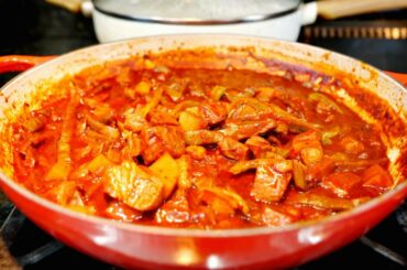 Easy Mexican Style Pork in Red Chili Sauce IN 25 MINUTES