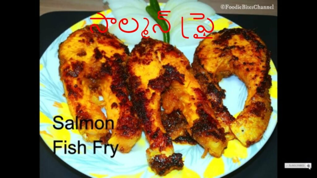 Fish Fry in telugu Salmon Indian Style Recipe Fish Fry Fish