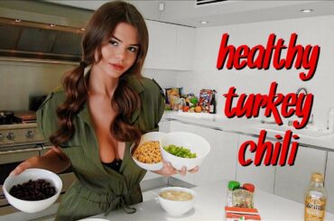 Cooking with Ashley│Ashley Tervort│Healthy Turkey Chili
