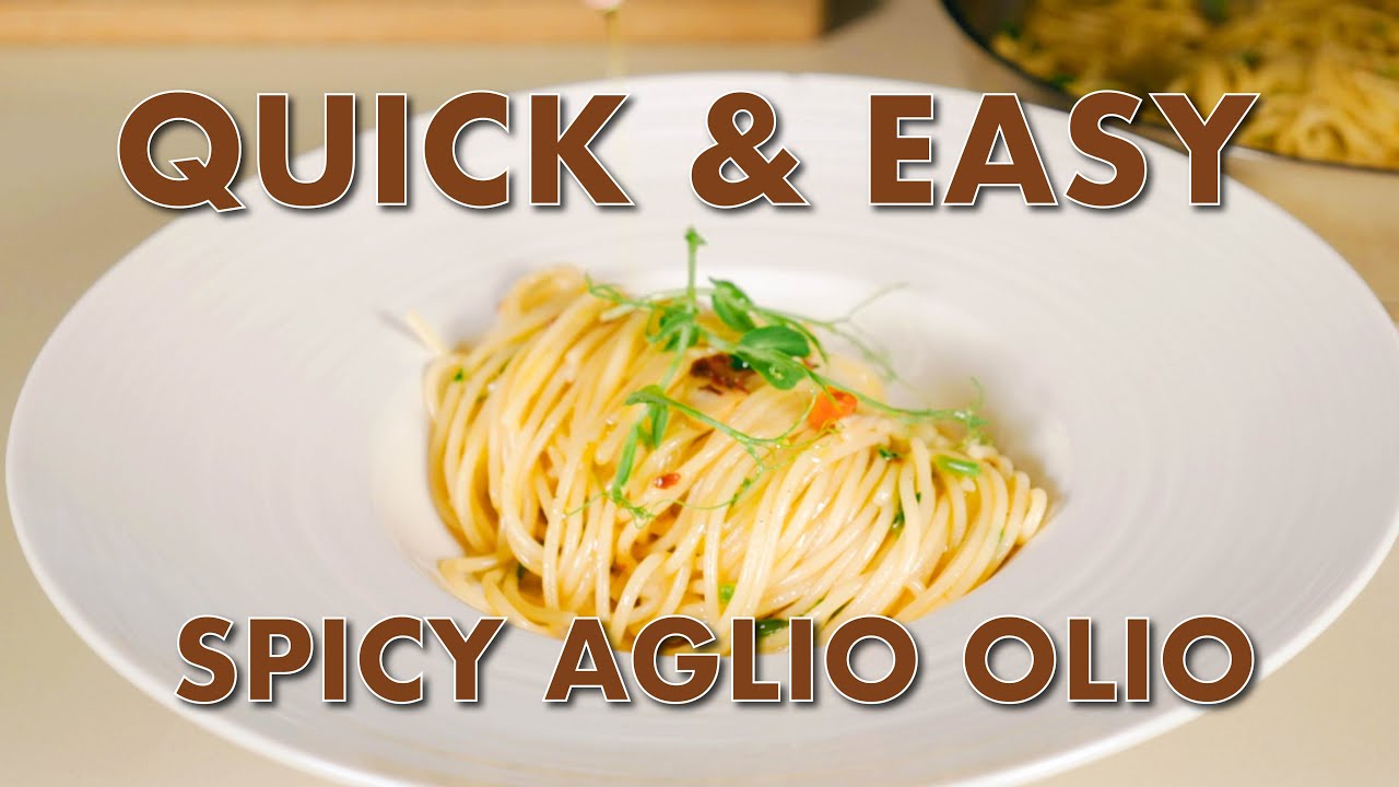 SPICY AGLIO OLIO QUICK & EASY RECIPES by Chef Sawarto for Everyone Chili Chili