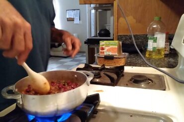 Today's Lunch Chili Beans and Mexican Rice