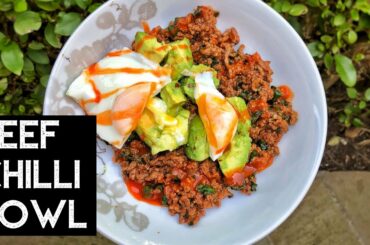 Beef Chilli Bowl Recipe | EASY, HEALTHY, KETO