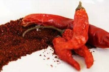 Home made chili powder, organic of course.