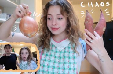 another chaotic cooking video !!!! 🍷vegan chili with the Mauks