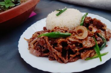 Beef Chili dry restaurant styal very very tasty