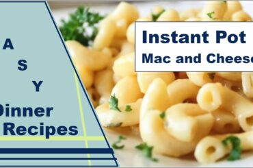Instant Pot MAC AND CHEESE - Instant Pot Dinner Recipes (---Easy---)