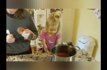 Sarah and Ellie Cooking Class Video: Stovetop Chili