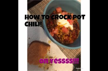How to home made chili