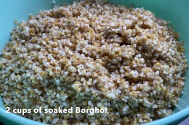 "Borghol bi Banadoura" Recipe: Bulgur Wheat and Tomatoes with Chili Paste, Olive Oil & Dried Mint