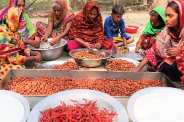 Sun-Dry Jujube Garlic Red Chili Mixed Pickle Recipe Cooking By Village Lady | Boroi Achar Recipe