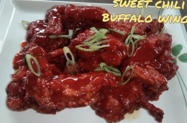 Easy cook sweet chili buffalo wings (chicken wings) recipe