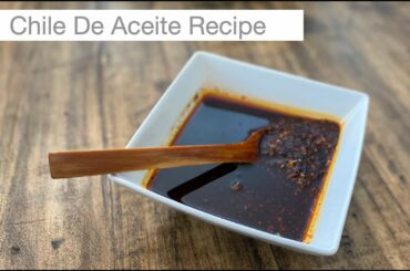 Chile De Aceite Recipe | Tree Chili Recipe | Jenny Martinez