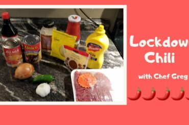 Cooking Chili at home (LOCKDOWN STYLE)