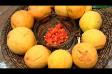 Khmer Jungle fruit - Kuy fruit with spicy salt chili hot so yummy - Recipe by Mr ly