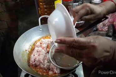 kensambath6 Cooking yummy Chili, pepper, coconut, pork, noodles