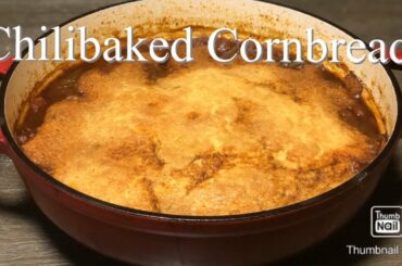 Chili baked Cornbread