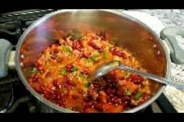 Easy Chili Making and Bread Baking   Stay Home Cooking on a Beautiful Day