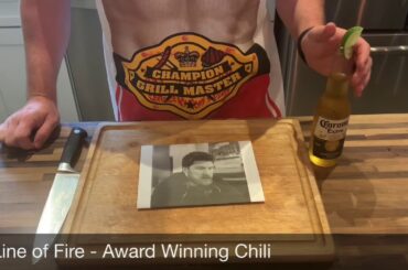 Teaching Sean to Cook - Line of Fire Chili