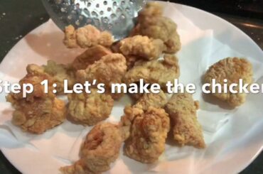 Cook at home: CHILI CHICKEN POPCORN with SPECIAL Fried Rice
