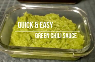 GHANA GREEN CHILI SAUCE - [ Fast Way]