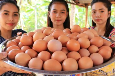 Yummy cooking egg grilled recipe with chili sauce