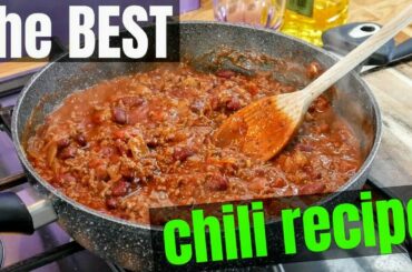 The BEST Homemade Chili Recipe