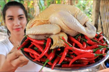 Cooking chicken wing with red chili recipe