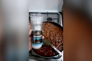 Basic steps in cooking Chili Con Carne