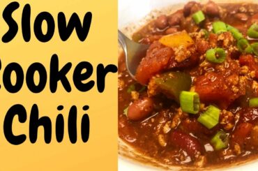 Cook with me! Slow Cooker Chili Recipe