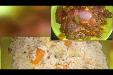 Lock down Sunday vlog#hubby made Dragon chili ball#Fried rice#Evening snacks pakora#