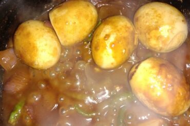 egg chili recipe // easy egg chili কীভাবে তৈরি করব