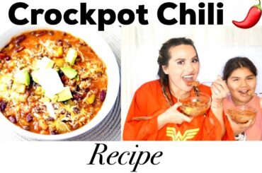 Crockpot Chili Recipe in Quarantine #crockpotchili #chilirecipe #quarantinemeals #slowcooker