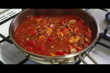 Filipino style Chili Carne