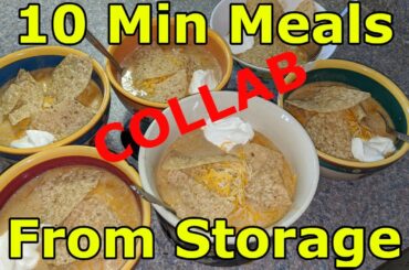 White Turkey Chili - 10 Minute Meal Prep From Storage