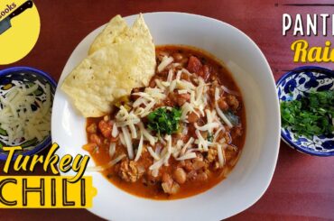Turkey Chili | Pantry Raid | with 4 kinds of peppers | Easy, Healthy, Delicious | Honest Cooks