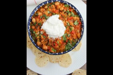 Vegetarian Chickpea Chili