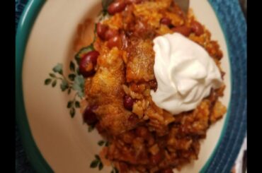 Chili Cheese Brown Rice Casserole